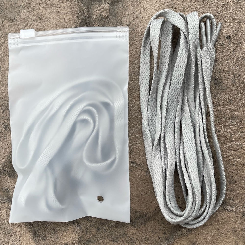 Flat shoelaces (grey)